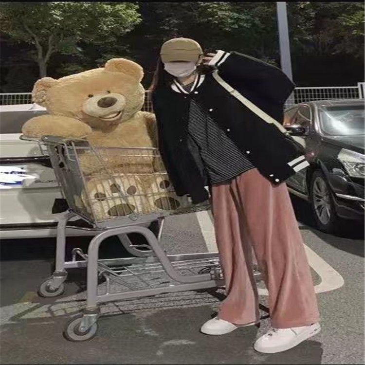 Áo Khoác Bóng Chày Giả Lông Cừu Dày Dặn Dáng Rộng Thời Trang Thu Đông Phong Cách Hàn Quốc Cho Nữ