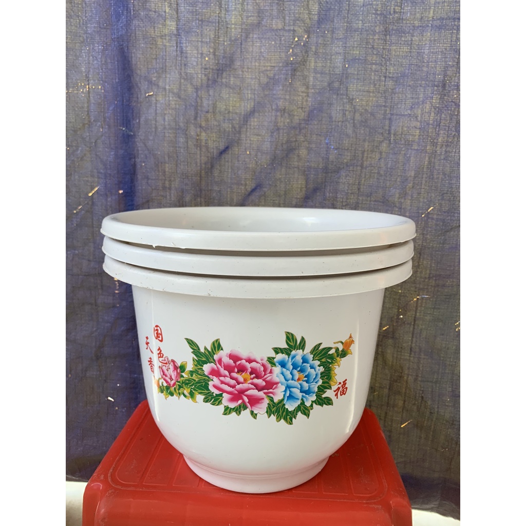 COMBO 15 CHẬU NHỰA HOA MẪU ĐƠN #H260 SIÊU ĐẸP (DỊCH TRUYỀN CHO CÂY, KEO LIỀN SẸO, BẠT PHỦ ĐẤT CHỐNG CỎ MỌC...)