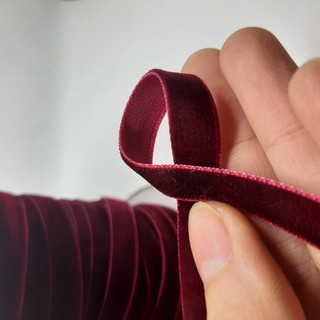 Phụ liệu handmade- Dây nhung trang trí ,làm nơ handmade (m)