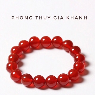 Vòng mã não đỏ (nhiều size)
