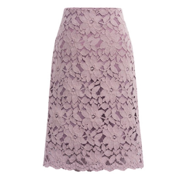 Chân váy bút chì vải ren trang nhã