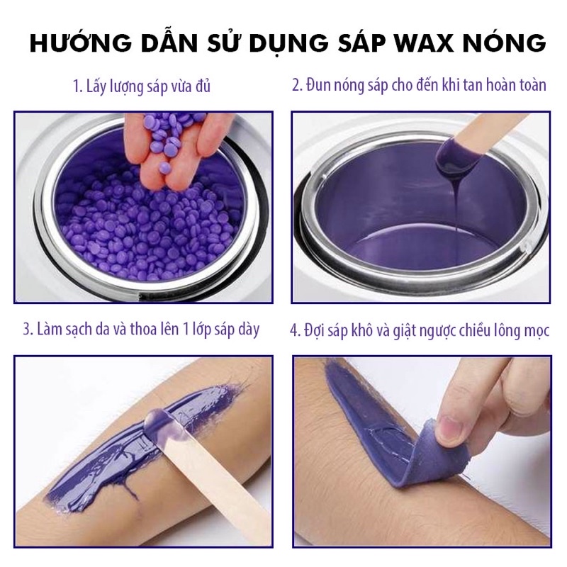 QUE GỖ PHẾT SÁP WAX LÔNG