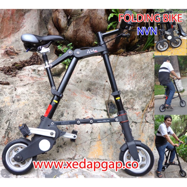 Xe đạp gấp A-Bike C8 chính hãng