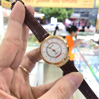 Đồng hồ nữ Neos 40743ALN dây da full hộp thẻ chính hãng, kính sapphire chống xước ch