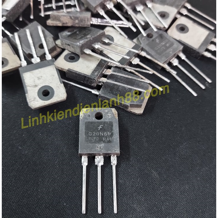IGBT G20N60RUFD G20N60 20A 600V TO-3P bóc máy chân dài !