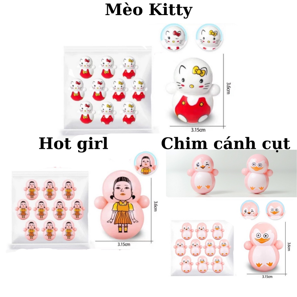 Đồ chơi con lật đật dễ thương mini Bicabom shop