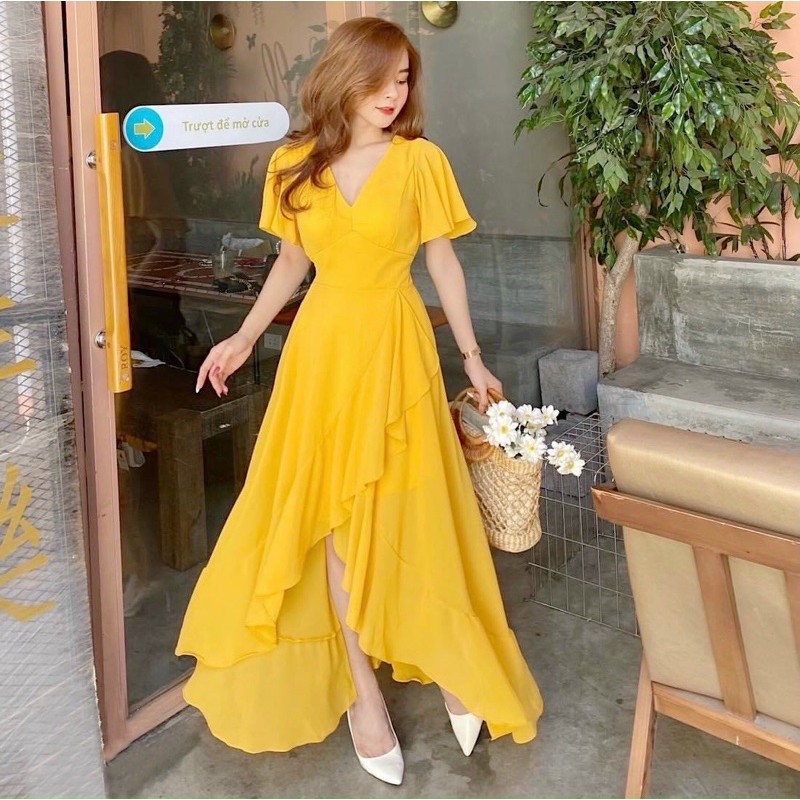 [Mã FAGREEN245 giảm 10% tối đa 30K đơn 99K] Maxi tùng bèo 2 màu | BigBuy360 - bigbuy360.vn
