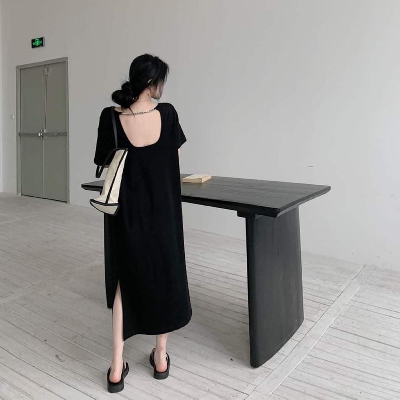 Váy cotton xích lưng bigsize