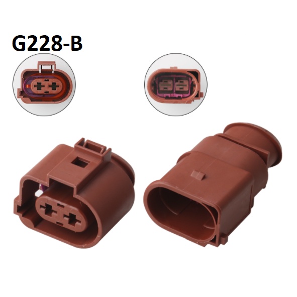 G228-Giắc cắm Quạt điện tử ô tô dòng điện cao 6.3mm 2 lỗ
