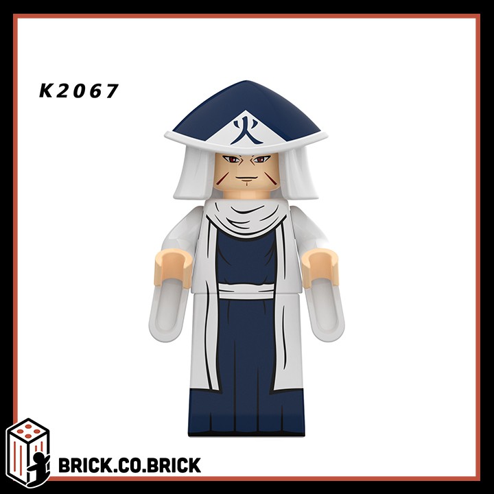 Lego Naruto Hokage Ashigaru Đồ Chơi Lắp Ráp Minifigure Naruto Madara Cửu Vỹ Sasuke Itachi KDL810