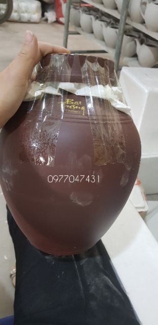 Chum sành ngâm rượu Bát Tràng 10l