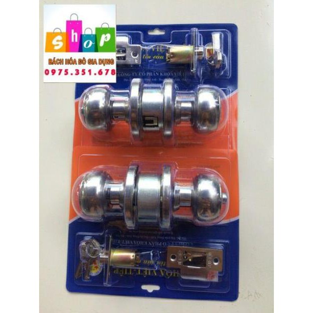 Khóa Đấm Cửa Inox Việt Tiệp 04206 Chính Hãng-Giadung24h