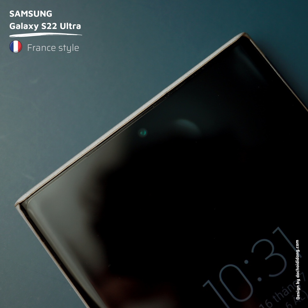 Miếng dán skin France Style cho Samsung S22 Ultra ( skin cờ Pháp )