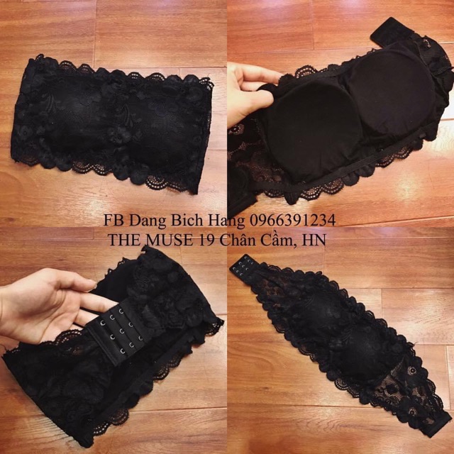 Áo Lót Ren Có Đệm Ngực Cài Khuy Sau Ba Màu. | BigBuy360 - bigbuy360.vn