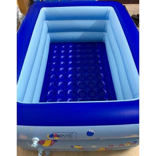 Combo bể bơi 3 tầng 1m5 + bơm điện + phao cổ