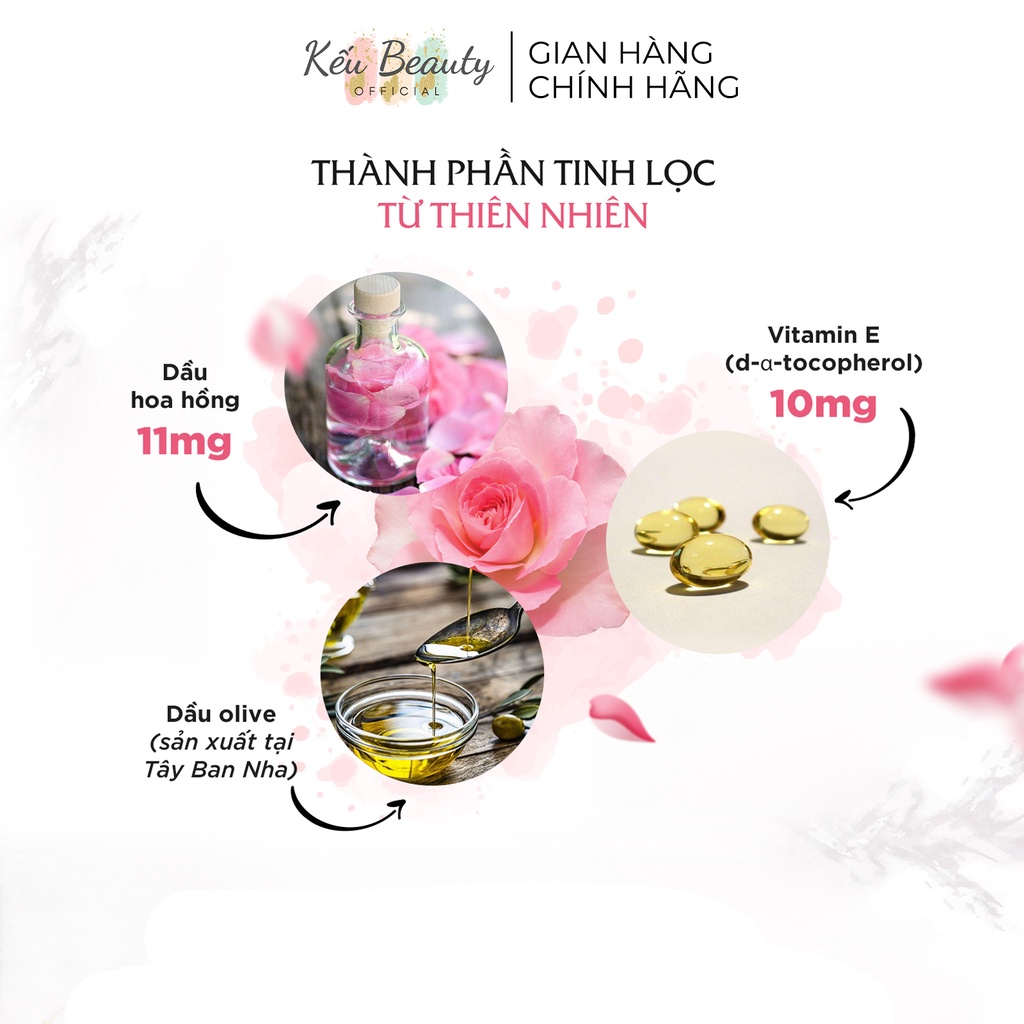 Viên uống hương hoa hồng DHC Bulgarian Rose Capsule tạo hương thơm tự nhiên 30 ngày (30 viên)