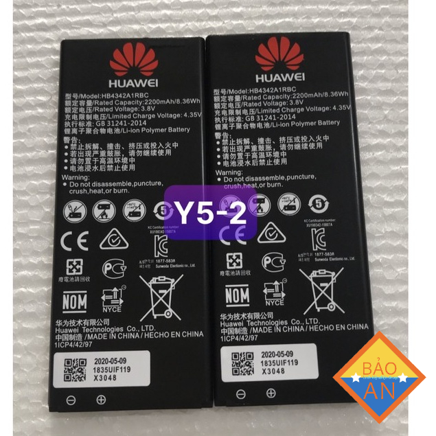 pin y5-ii / 4a (mã HB 4342A1RBC)
