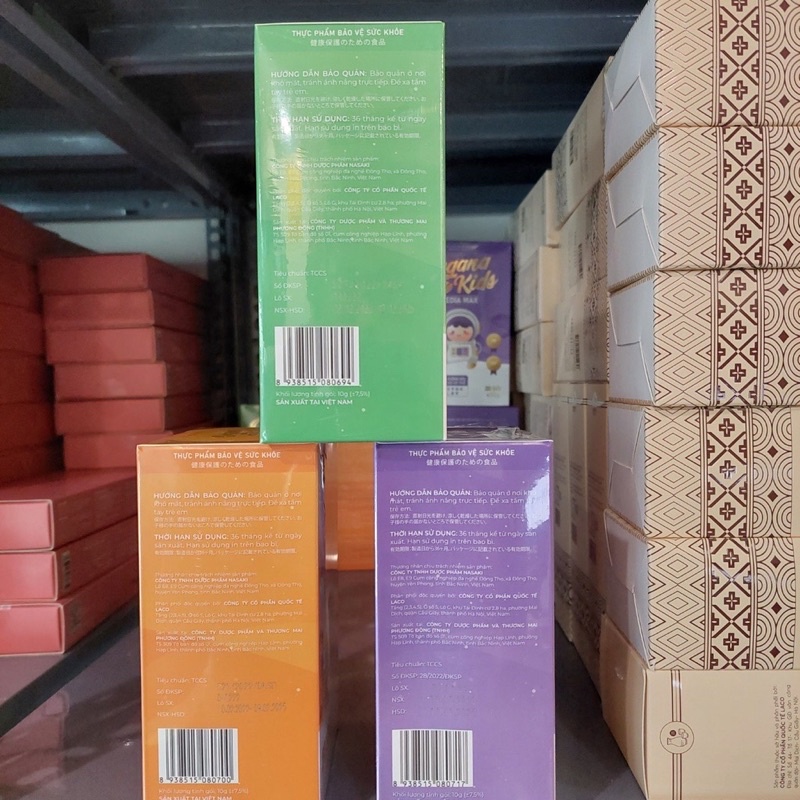 Thạch dinh dưỡng Organa Kids LACO,trẻ em ăn ngon, tăng đề kháng,tăng chiều cao, hỗ trợ tiêu hoá, hộp 20 gói