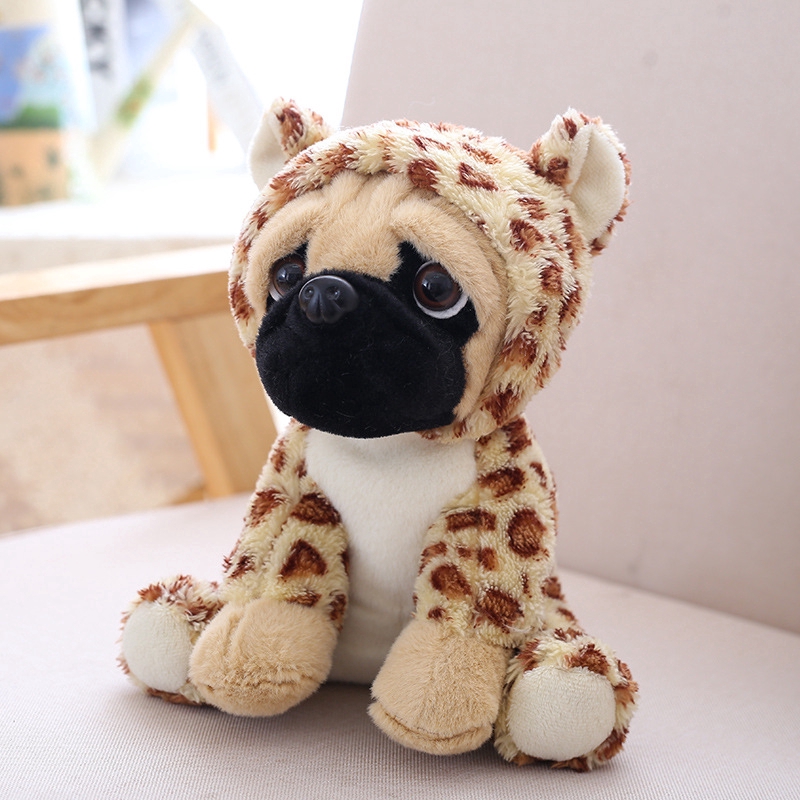 Thú nhồi bông đồ chơi hình chó pug mềm mại đáng yêu 20cm