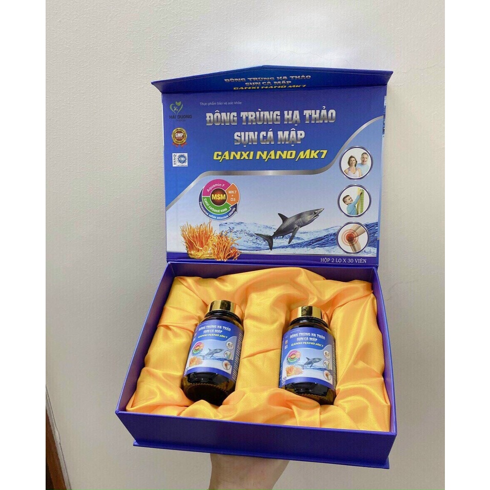 Đông trùng hạ thảo sụn cá mập- hỗ trợ giảm thoái hóa, viêm khớp