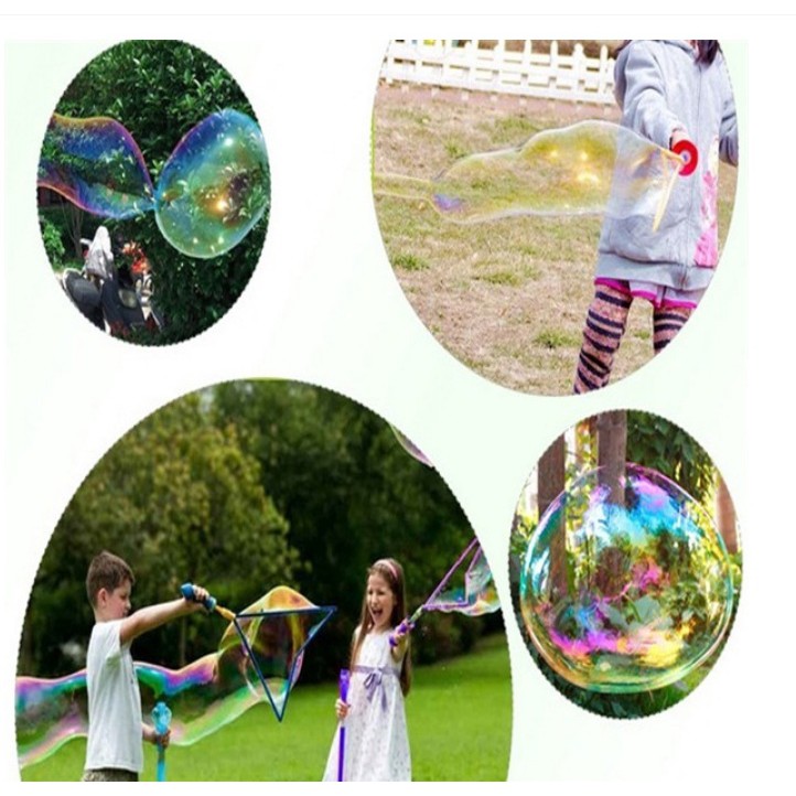 Ống thổi bong bóng xà phòng dài nhất 46cm - Đồ chơi gậy bong bóng thanh kiếm siêu to khổng lồ