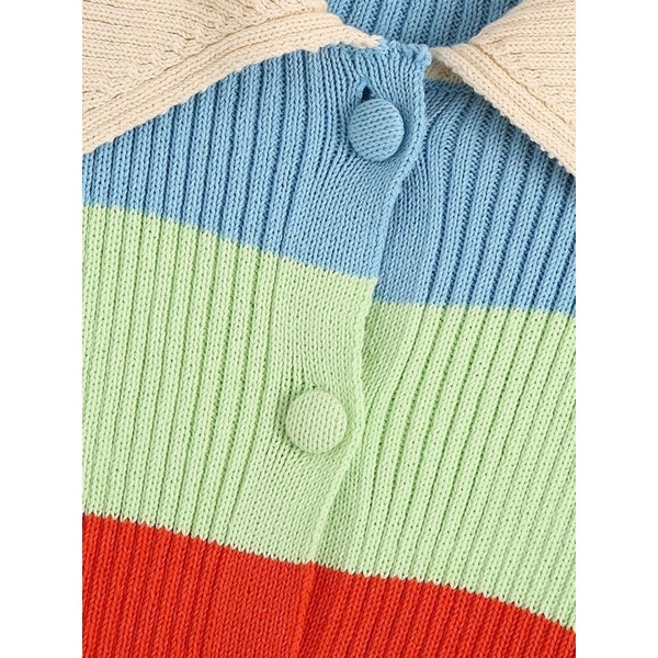 Áo Len Nữ Hàn Quốc VAYO Áo Len Tay Dài Nữ Cổ Bẻ Thời Trang Quảng Châu Dáng Ôm Kẻ Sọc Nhiều Màu Dưới 53kg | BigBuy360 - bigbuy360.vn