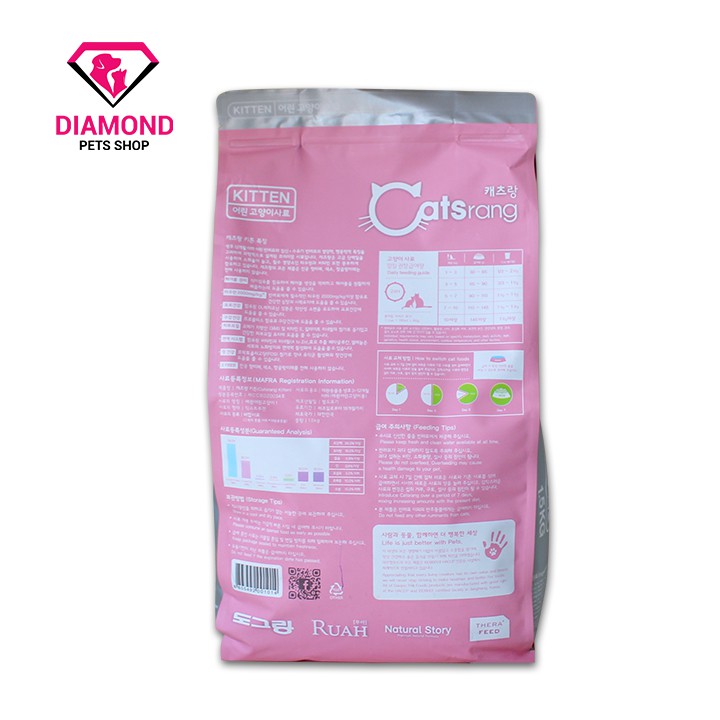 THỨC ĂN CHO MÈO CON, MÈO NHỎ - CATSRANG KITTEN - 400g