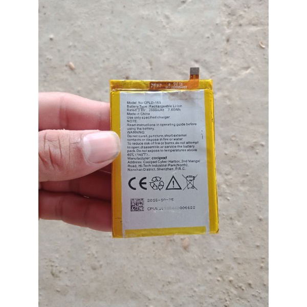 Pin điện thoại coolpad road plus