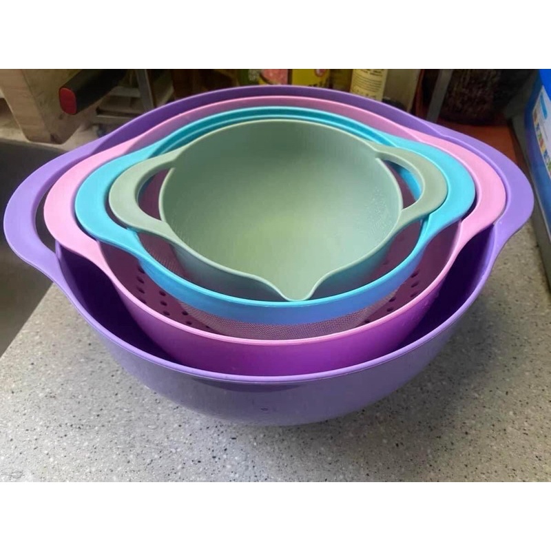 Set bát rổ nhà bếp đa năng cao cấp RAINBOW