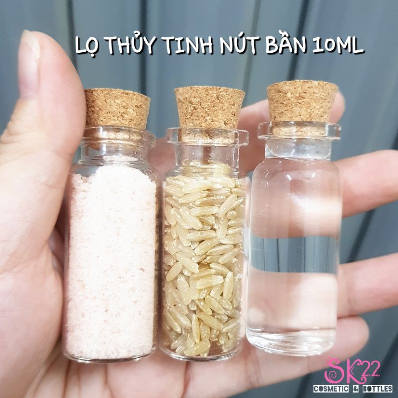 ❌Set 3 LỌ THỦY TINH NÚT BẦN 10ML/20ML❌