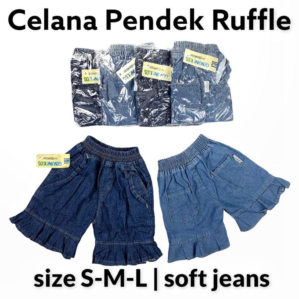Quần Short RUFFLE JEANS SML