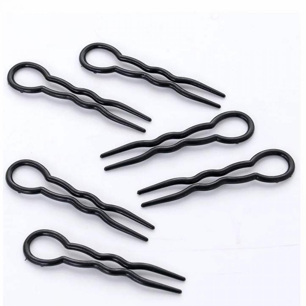 Fashion Black 90mm U-shaped Hair Grips Hair Pins Clip Tool Women‘s Hairpin