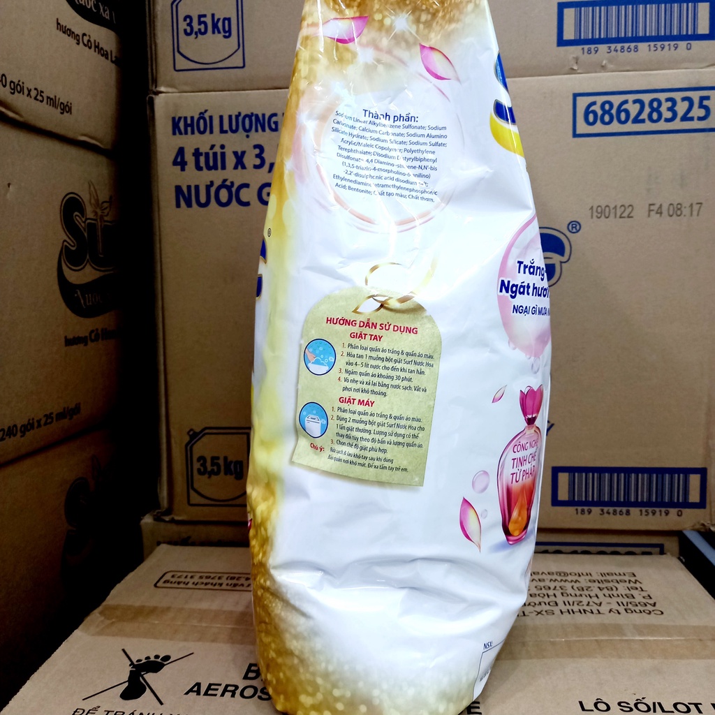 Bột giặt SURF HƯƠNG NƯỚC HOA DUYÊN DÁNG bich 5.3KG