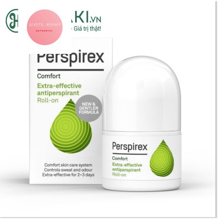 [Hợp đồng Mã giảm giá] Lăn Khử Mùi Perspirex Loại Nhẹ #Comfort 20ml Antiperspirant Roll On