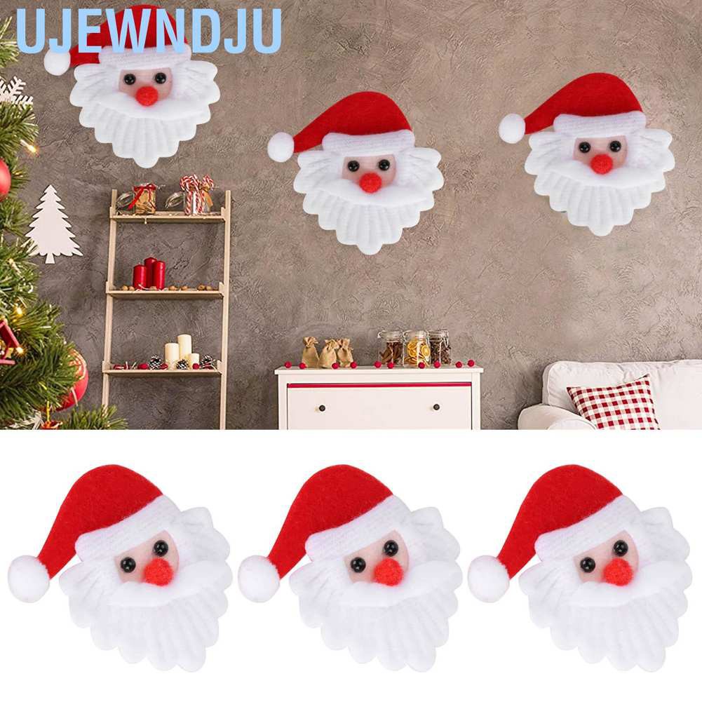 Ujewndju 20pcs Christmas Santa Snowman Felt DIY Xmas Door Wall Hanging Ornaments Tree Decorations Crafts