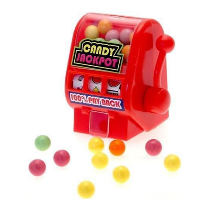 [Sale] Máy bắn kẹo Candy JackPot Mỹ nhiều màu