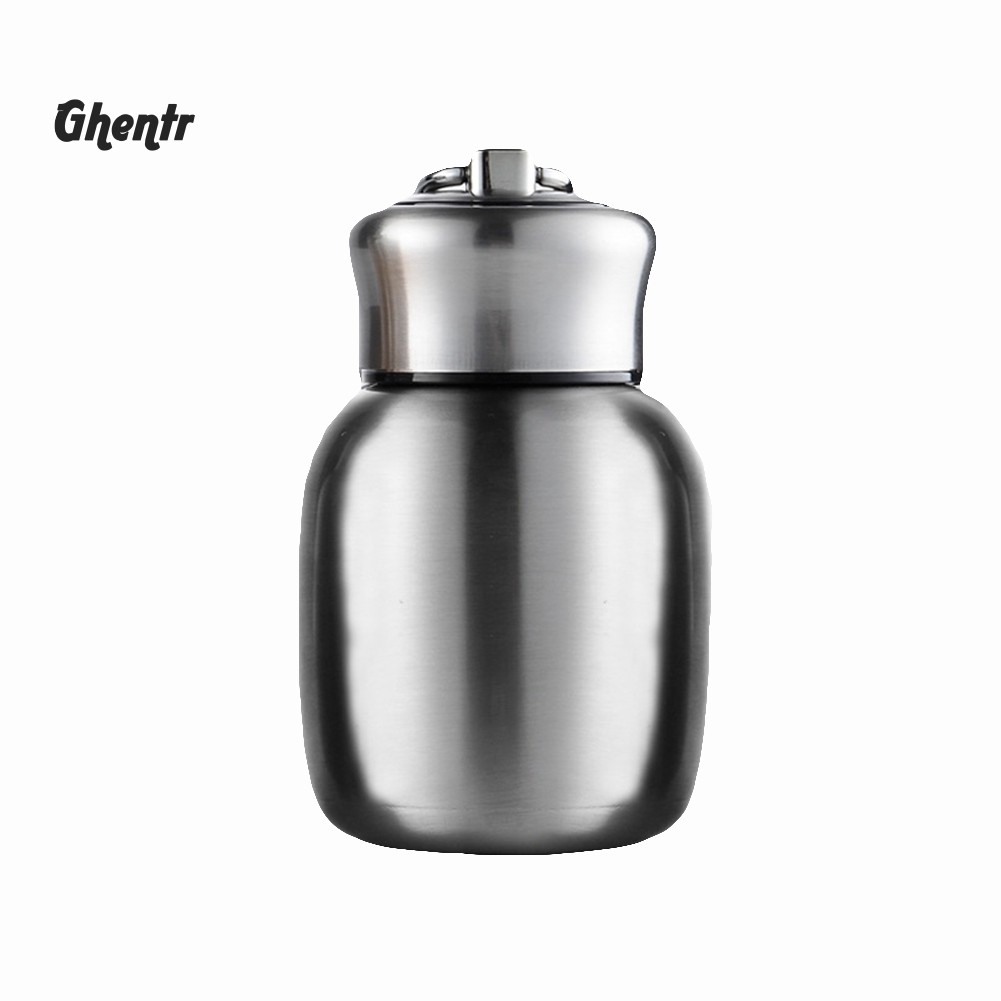 ♈Gh 200ML Fashion Mini Portable Children Stainless Steel Vacuum Mug Water Bottle Cup