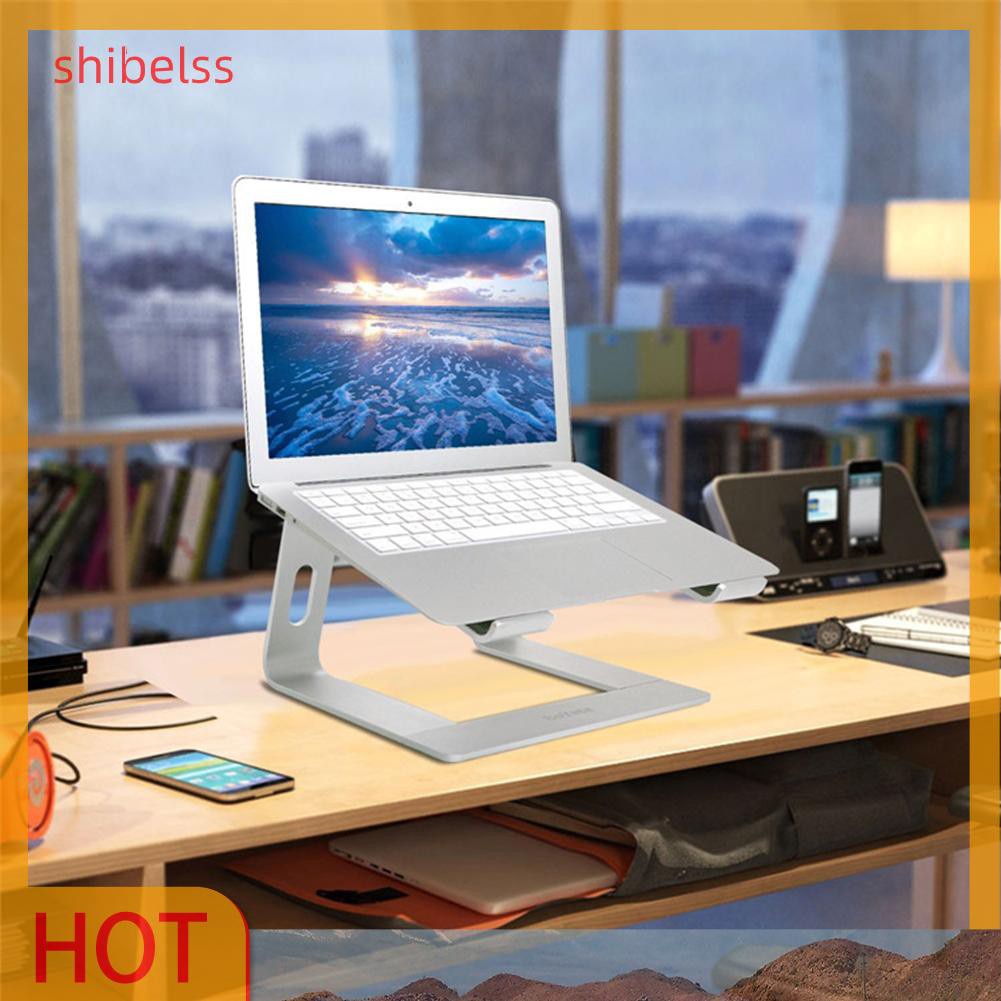 Giá Đỡ Laptop Bằng Nhôm Tản Nhiệt Chống Trượt Tiện Dụng