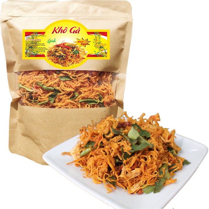 KHÔ GÀ LÁ CHANH LOẠI THƯỢNG HẠNG ĐẢM BẢO VSATTP TPS - BỊCH 500G