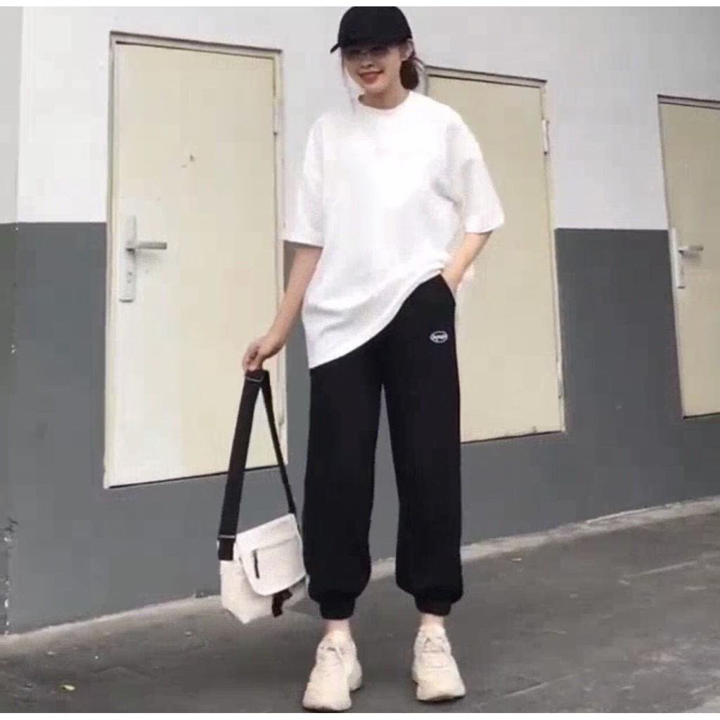 [Mã FAMARAL2 giảm 10K đơn 50K] Quần Jogger Thêu 3 Màu đủ size cho Nam Nữ Ulzzang Unisex