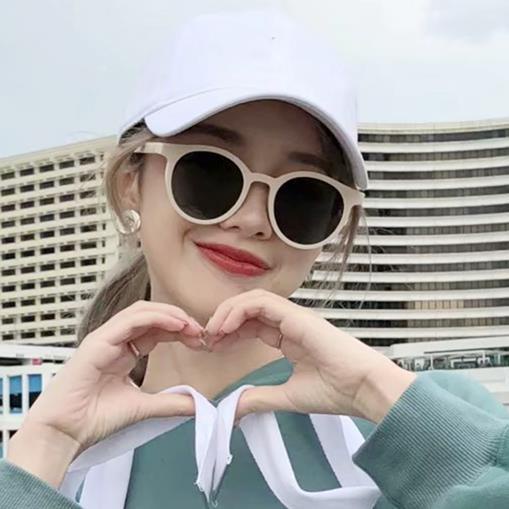 Kính mát COZOKC gọng tròn phong cách cổ điển thời trang Hàn Quốc