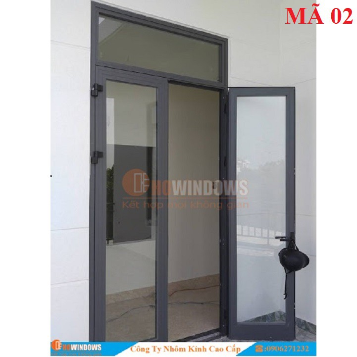CỬA ĐI 2 CÁNH NHÔM XINGFA.