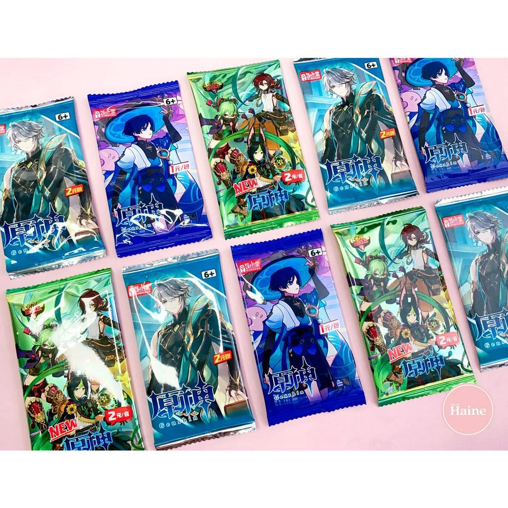 Gói ảnh thẻ nhân phẩm gacha ngẫu nhiên game Genshin Impact