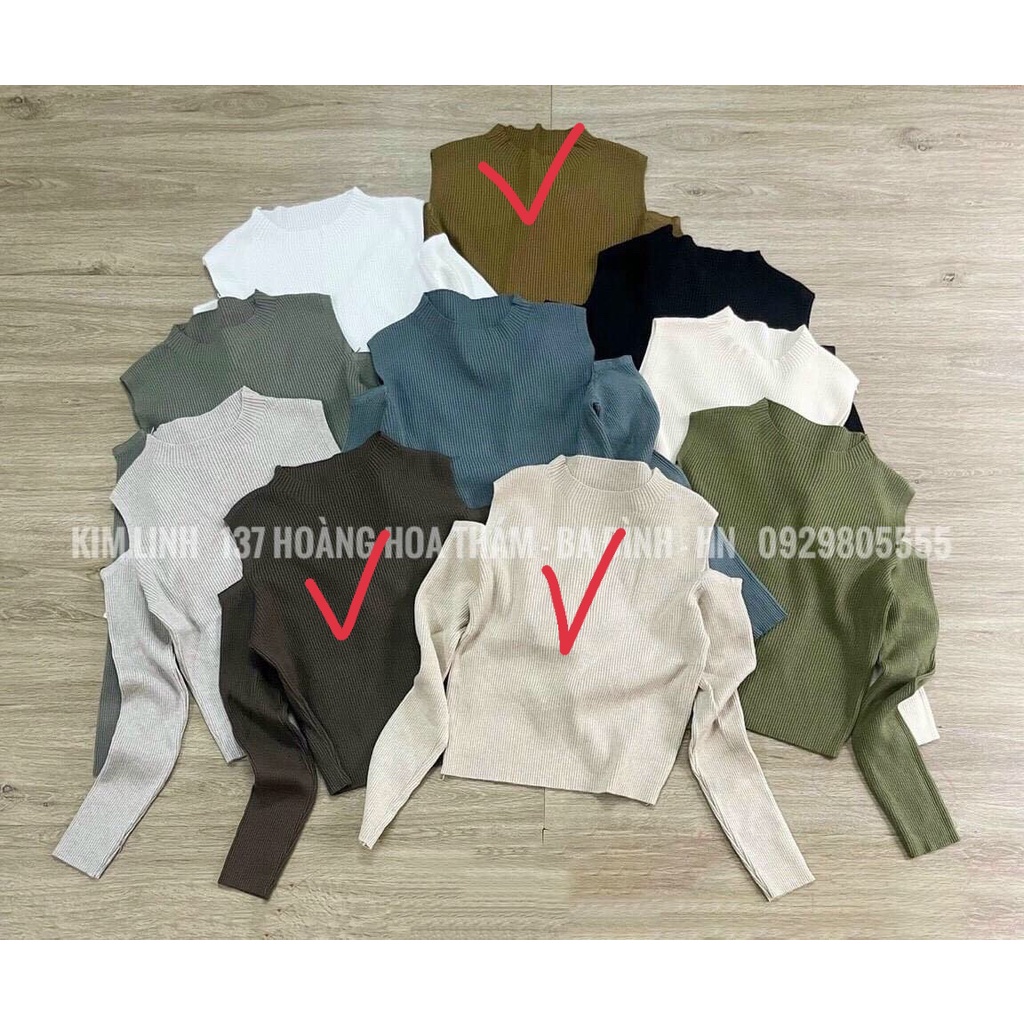 Áo Len tăm khoét vai - Kim Linh Shop