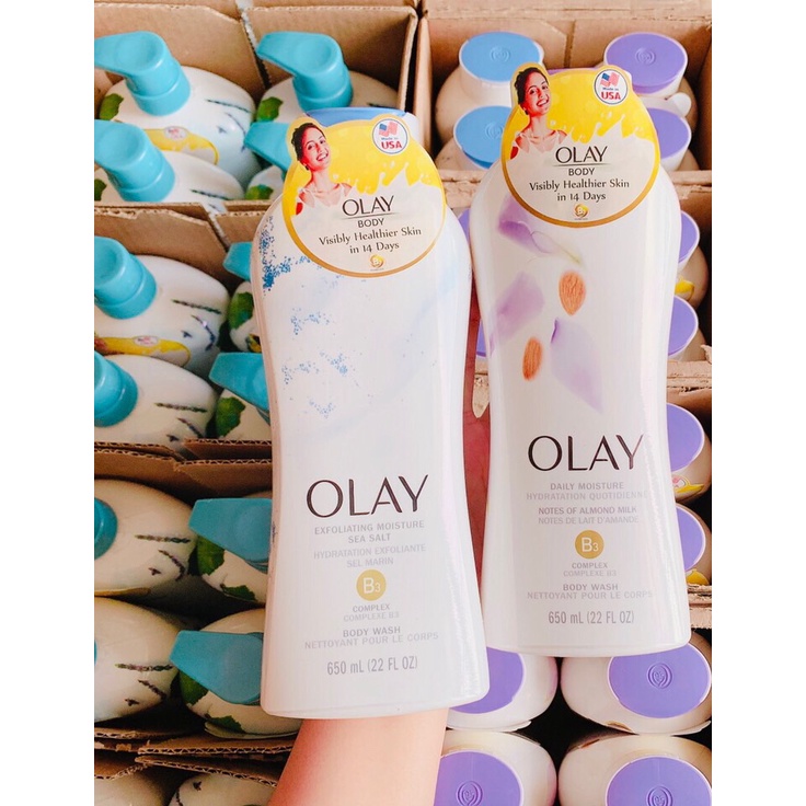 SỮA TẮM OLAY FIRMING BUTTER BODY WASH 650ML/887ml