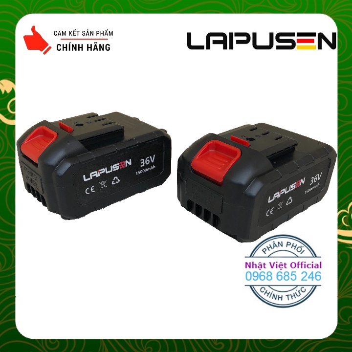Pin máy cắt cỏ cầm tay dùng pin LAPUSEN pin dự phòng 10cell dung lượng 15000mAh BH 12TH