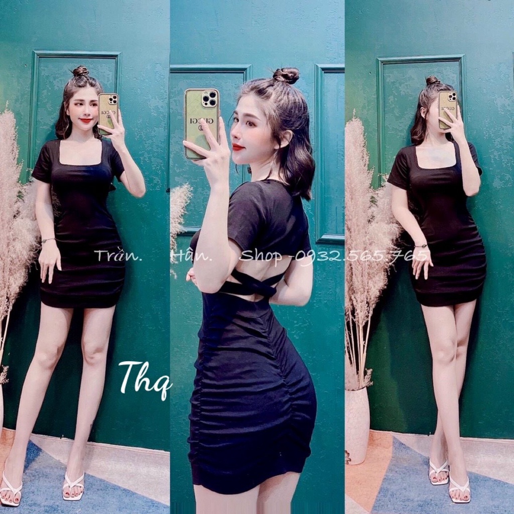 VÁy body đan lưng có mút ngực