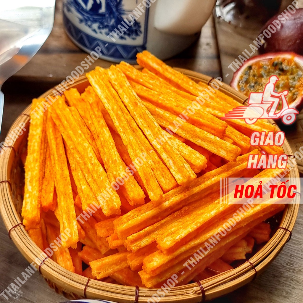 Khoai Tây Lắc Bột Phô Mai Dạng Ống Túi 500gr