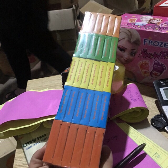 Sỉ khay 30 hộp kẹo xê bút chì
