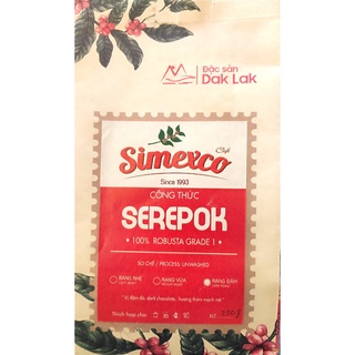 Cà phê bột Simexco - Cà phê nguyên chất rang xay theo công thức Serepok 250gr
